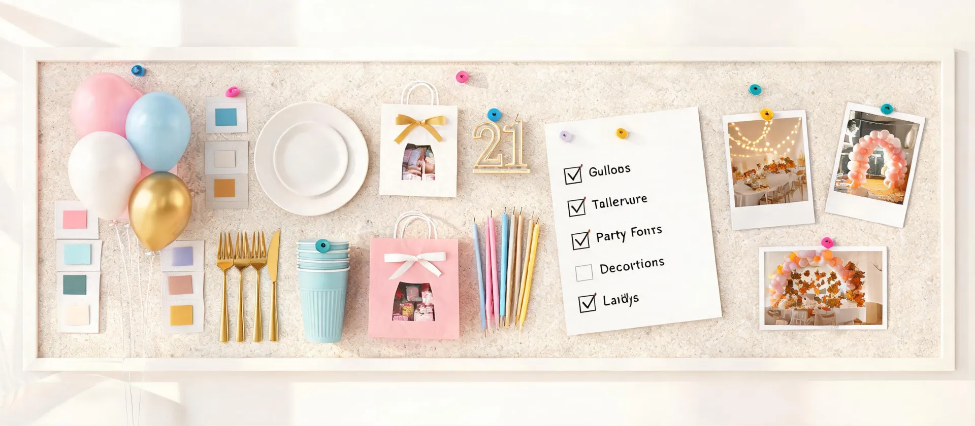 Amscan party buying guide planning board